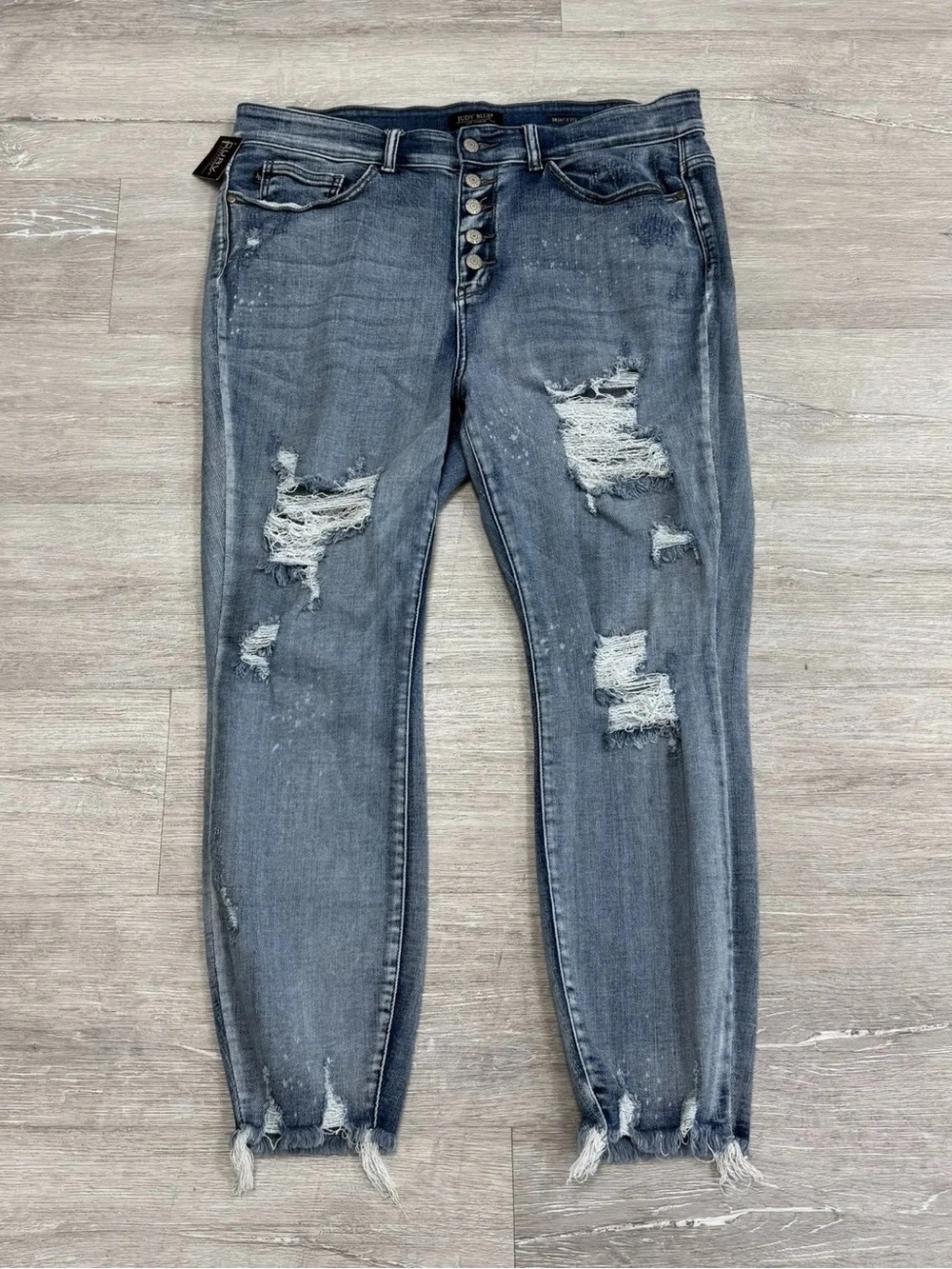 Judy Blue Distressed Skinny Jeans - Size 18